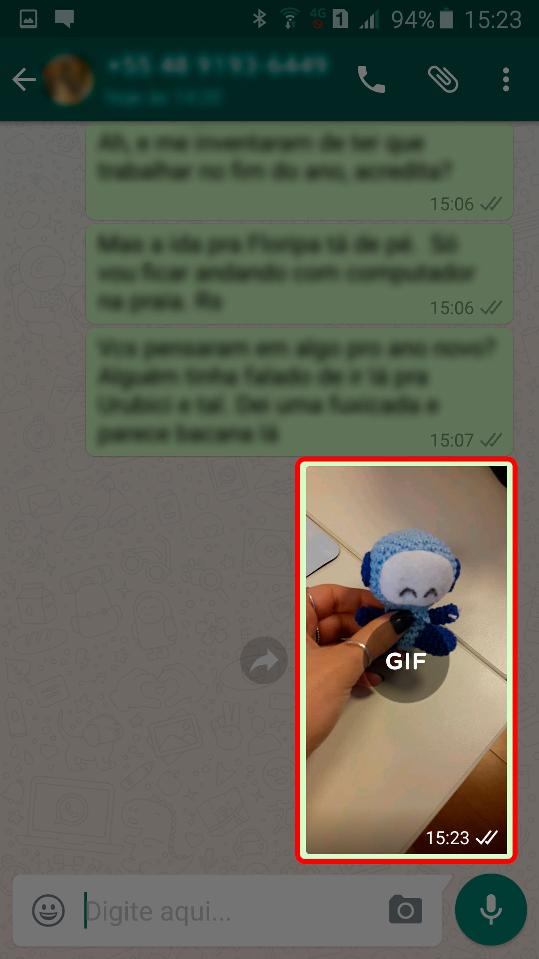 Folha de Naviraí - WhatsApp agora permite converter vídeo curto para GIF