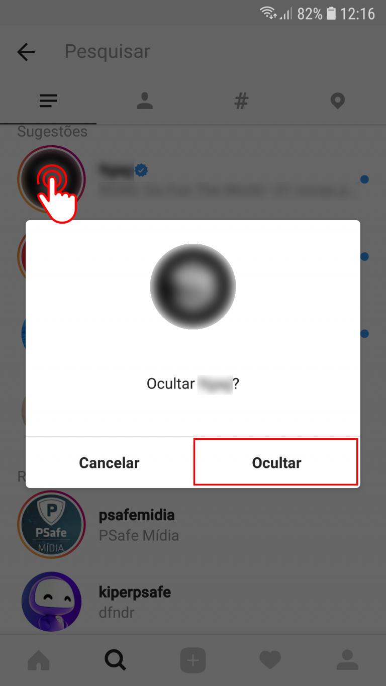 Como funcionam as sugestões de pesquisa no Instagram – dfndr blog – PSafe
