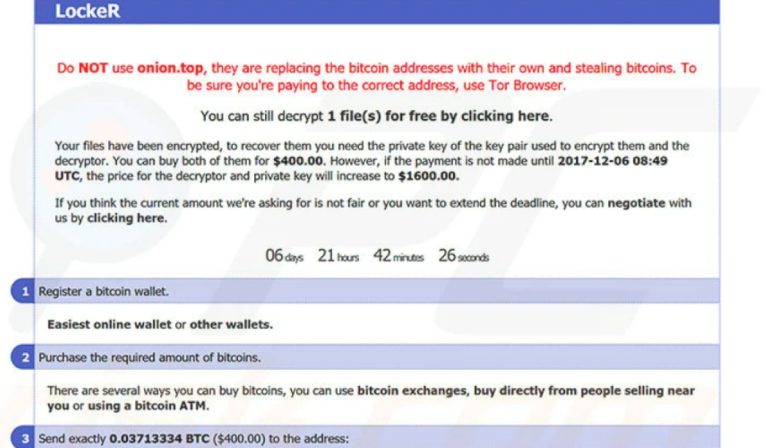 Ransomware Locker: o que é e como evitar – dfndr blog – PSafe