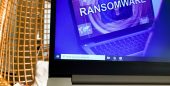 Notebook trancado por ransomware